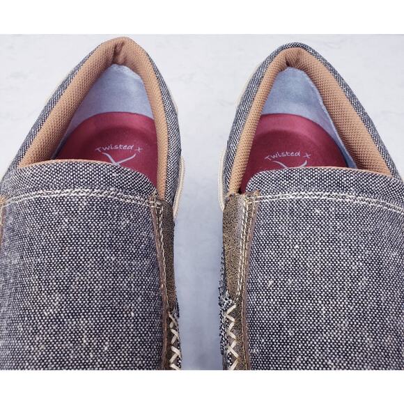 TWISTED X Boots Eco TWX Slip On Driving Moccasins Loafers Men's Size 13W ~VGUC - Picture 7 of 16